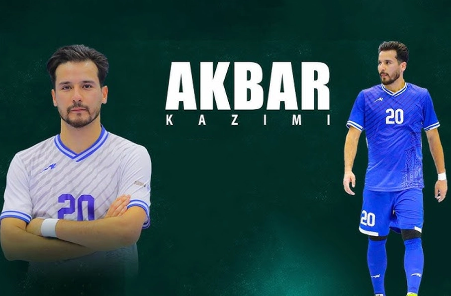 اکبر کاظمي، د افغانستان د فوتسال ستوری، د ایران د غوره لیګ لوبډلې سره یوځای سو