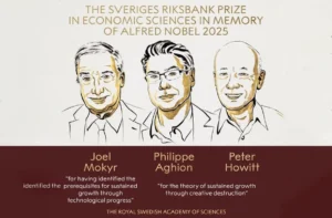 جایزه نوبل اقتصاد ۲۰۲۵ به نظریه رشد از طریق تخریب خلاقانه رسید